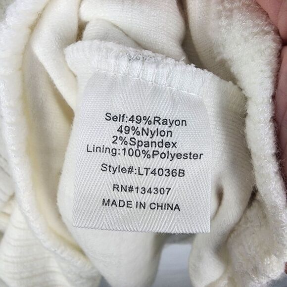 NWT Line &‎ Dot Thea Baloon Sleeve Knit Top Size Med Peplum Cottagecore Prairie - Picture 5 of 7